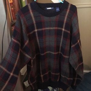 Oversized plaid sweater (XL)
